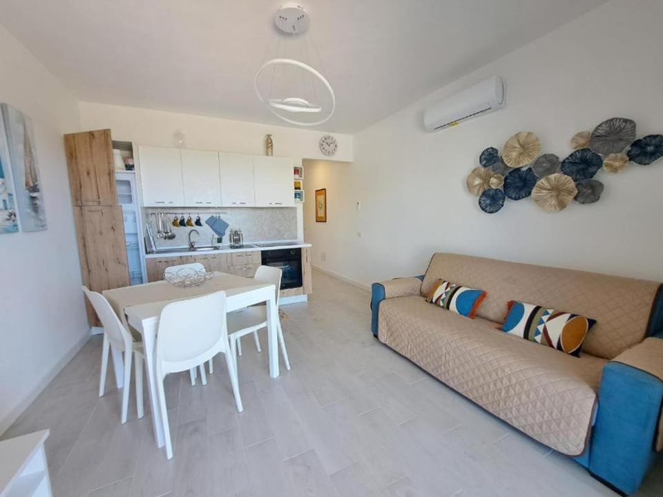 Kitchen or kitchenette, Living room, Dining area, oven, stove, air conditioner