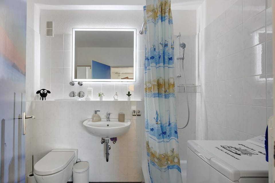 Bathroom, Living room