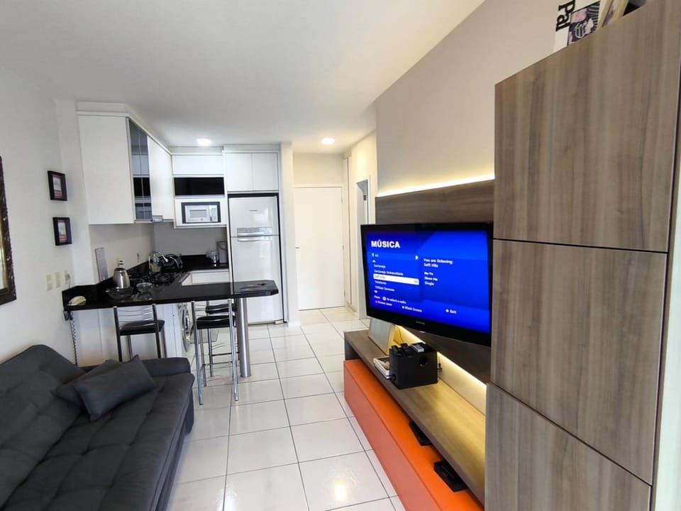 Flat Resort Estrela do Mar Vista mar Piscinas aquecida fria e Hidro Apartment in Florianopolis