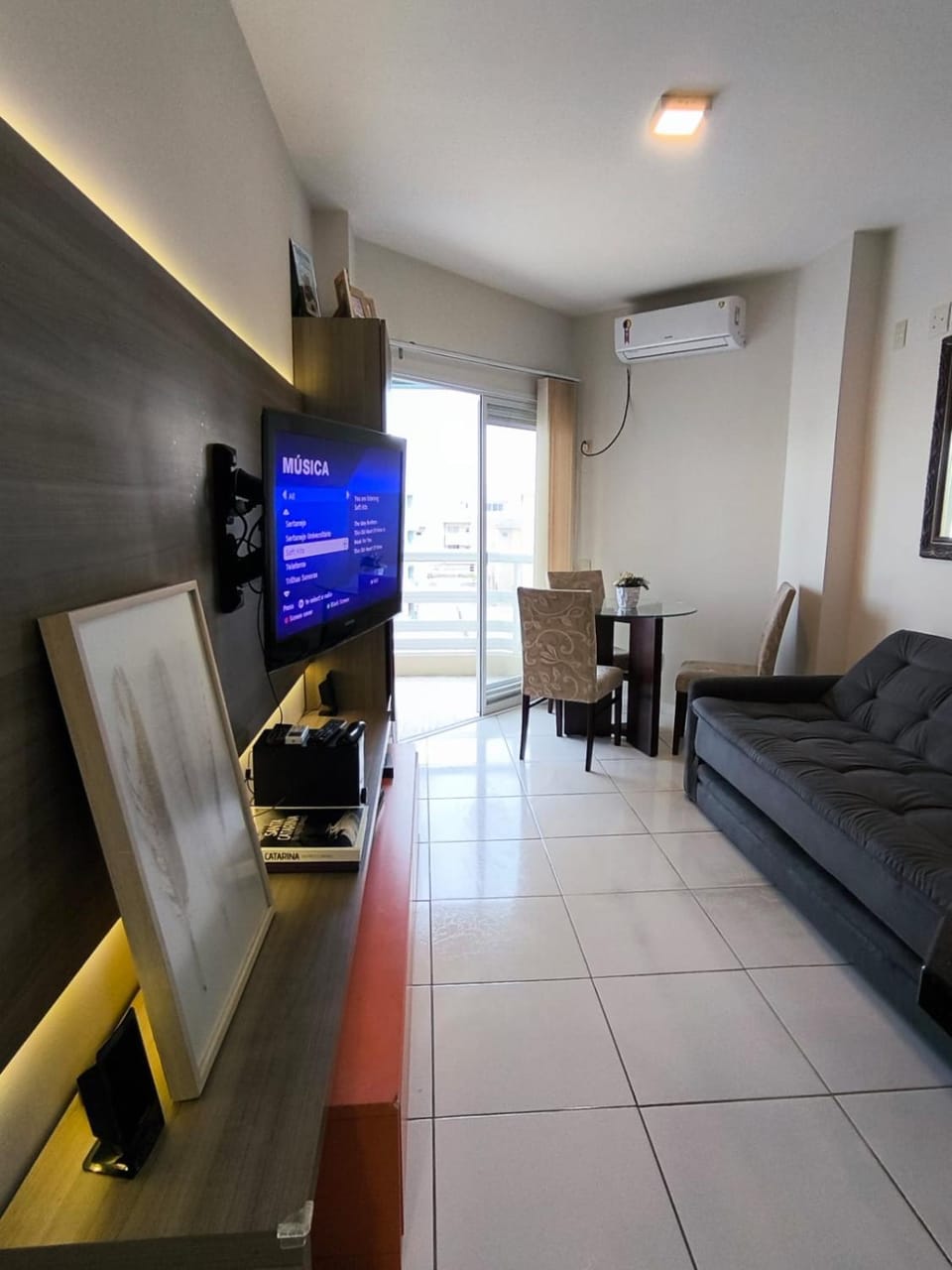 Flat Resort Estrela do Mar Vista mar Piscinas aquecida fria e Hidro Apartment in Florianopolis