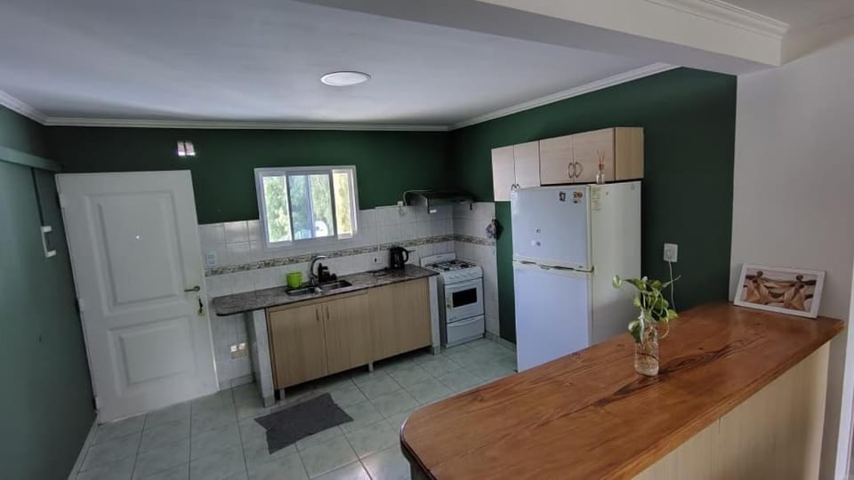 Kitchen or kitchenette, oven
