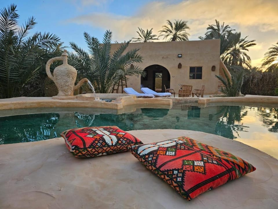 Paradise in a palm forest with epic pool House in Egypt