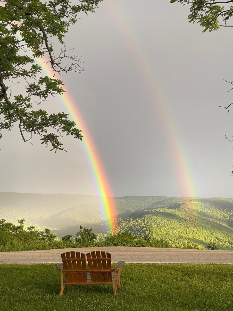 Spring, Day, Natural landscape, Mountain view
