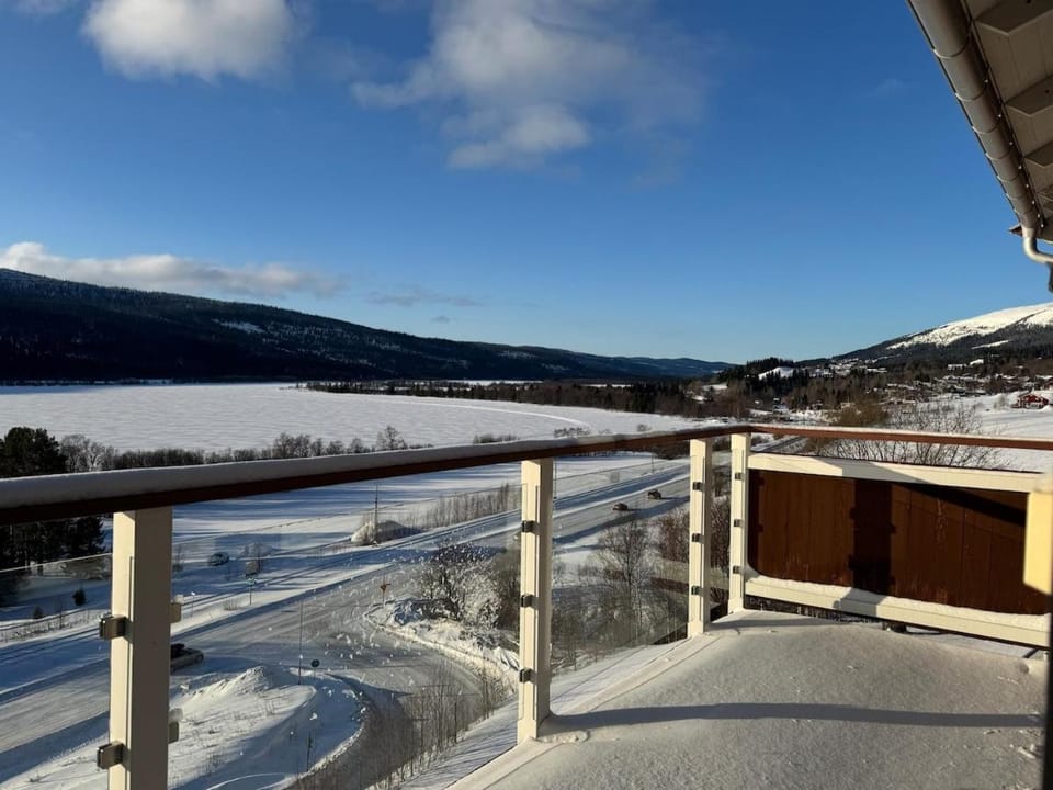Natural landscape, Winter, View (from property/room), Balcony/Terrace, Lake view, Mountain view, River view