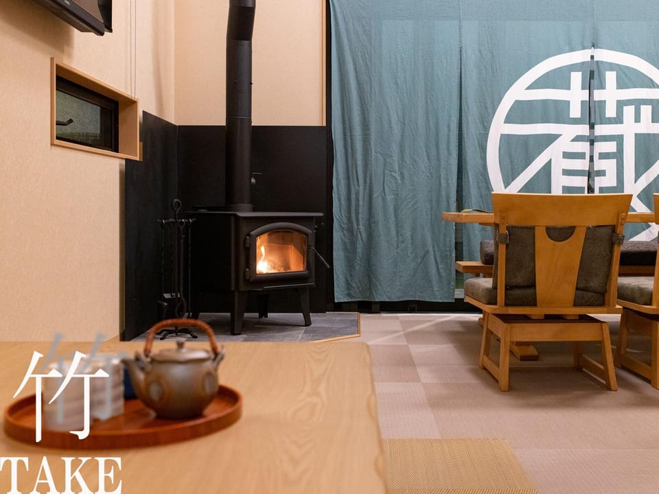 Living room, fireplace