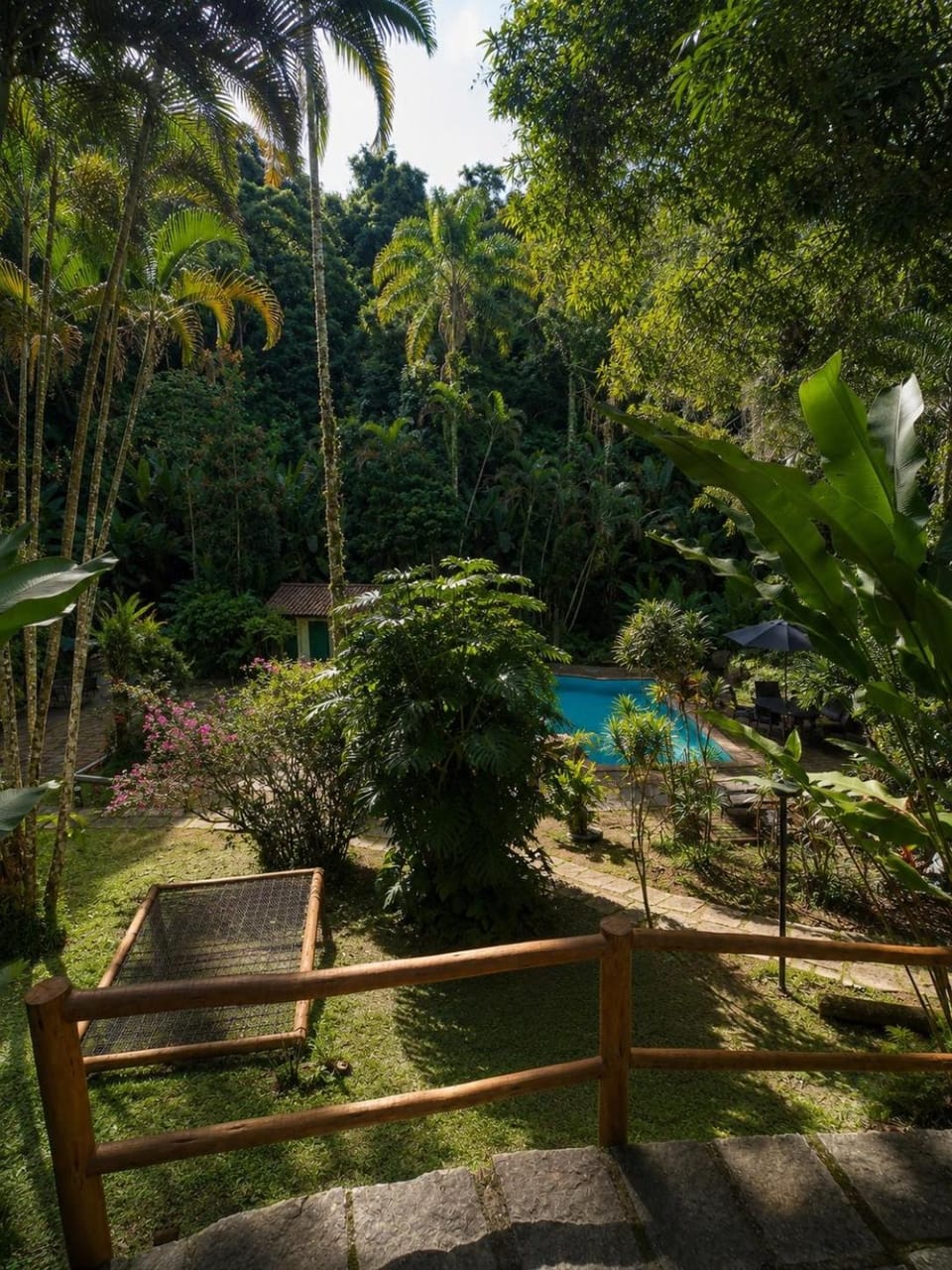 Spring, Day, Natural landscape, Garden, Garden view, Pool view, Swimming pool