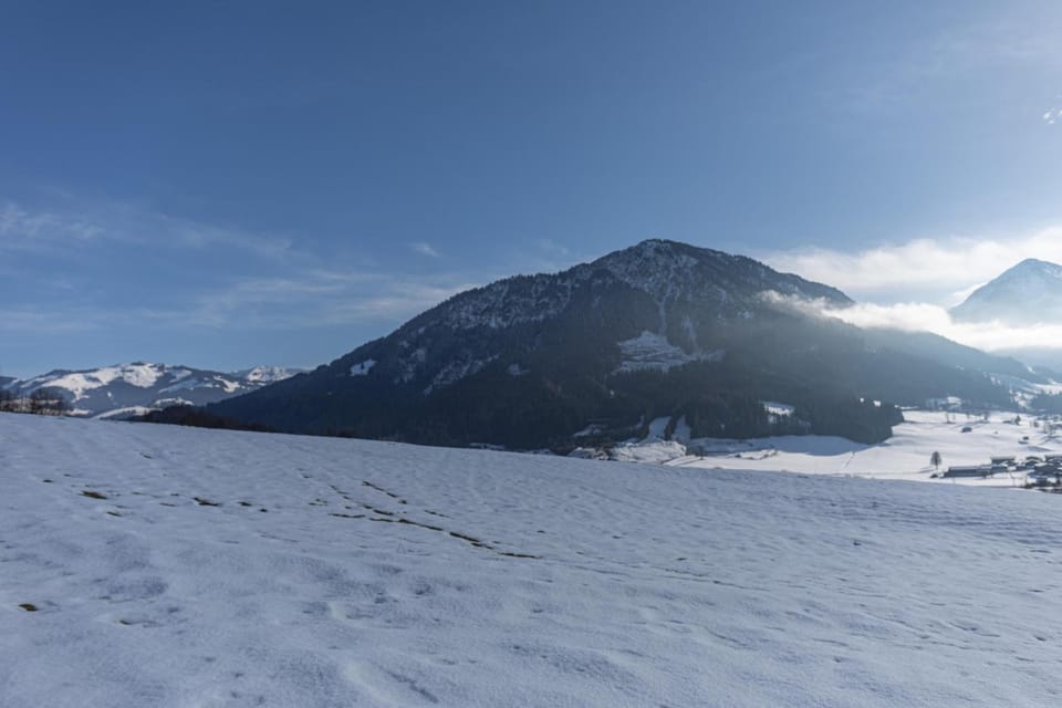 Day, Natural landscape, Winter, Mountain view
