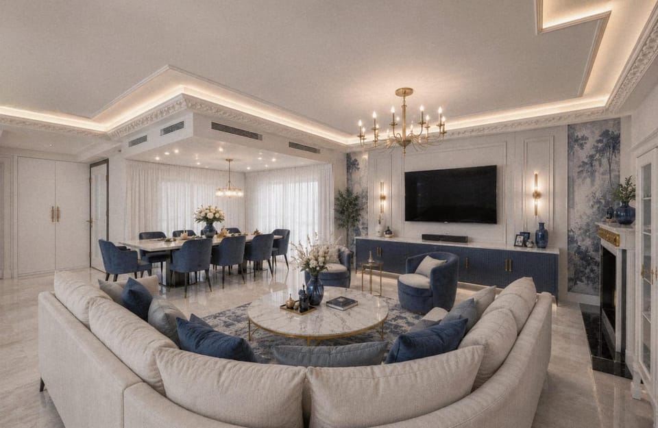 TV and multimedia, Living room, Dining area