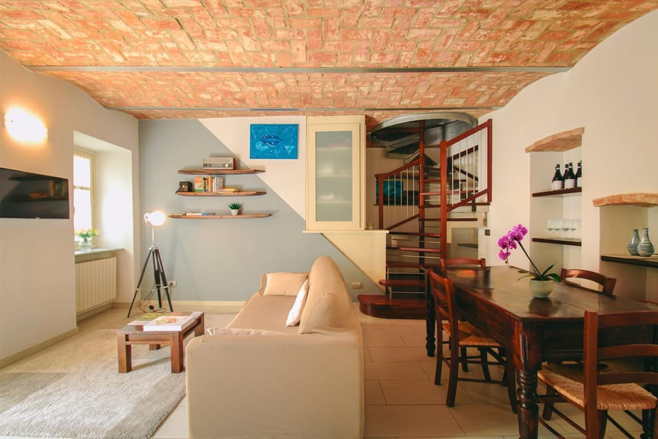 Living room, kitchen