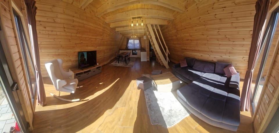 GOLD A-frame Peștera Urșilor House in Romania