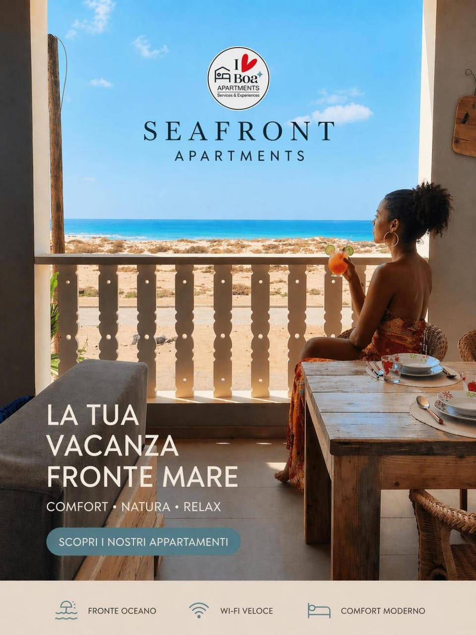Property building, View (from property/room), Balcony/Terrace, Seating area, Sea view