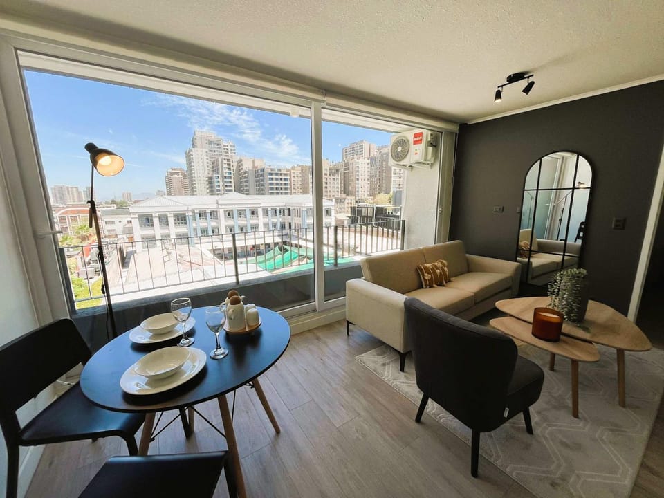 HOM I Amplio 1D1B en metro Irarrazabal A estrenar GB206 Apartment in Santiago