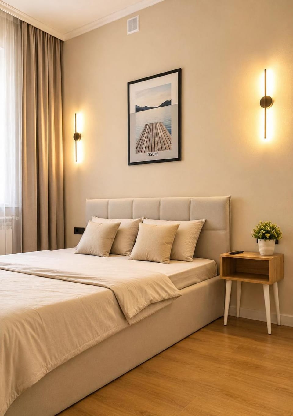 Bed, Photo of the whole room, Bedroom