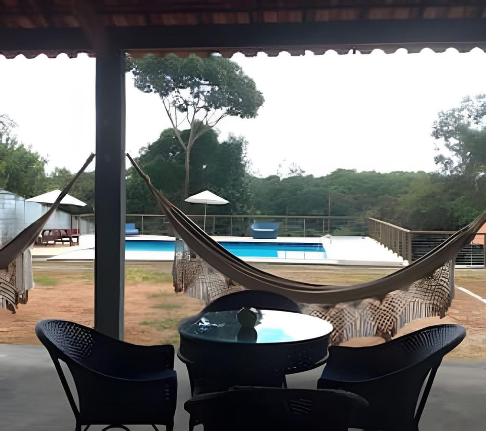 Seating area, Pool view