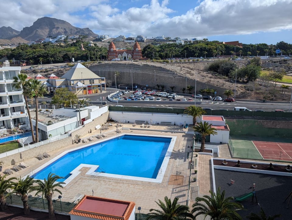 Natural landscape, Mountain view, Pool view