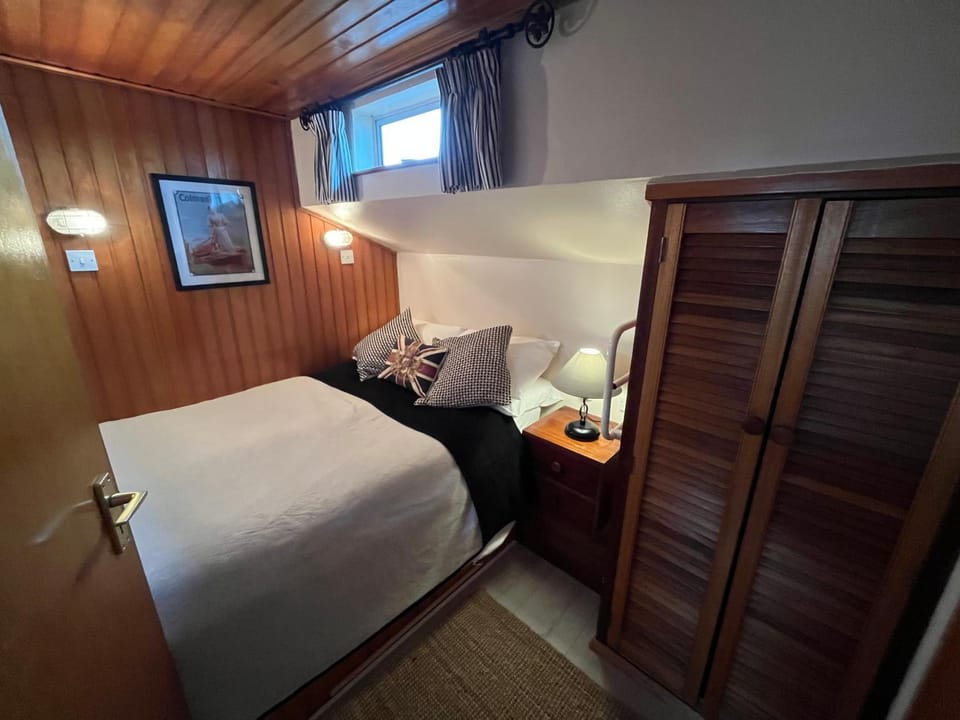 The African Queen of London Docked boat in Reading