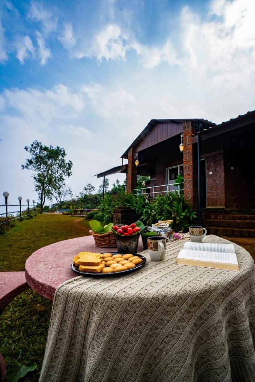 Garden, Food and drinks, Dining area, Food, Breakfast