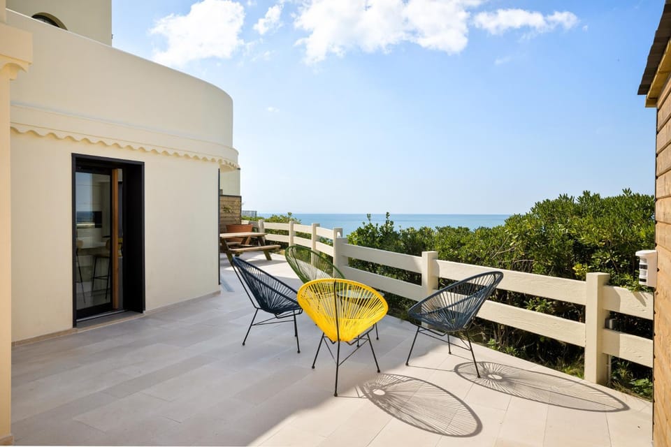 Patio, Day, Natural landscape, View (from property/room), Sea view