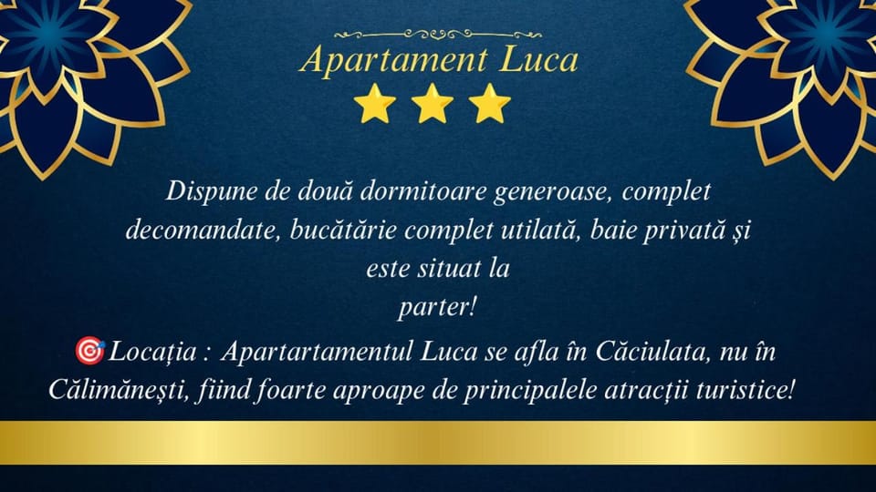 Apartament Luca Apartment in Romania