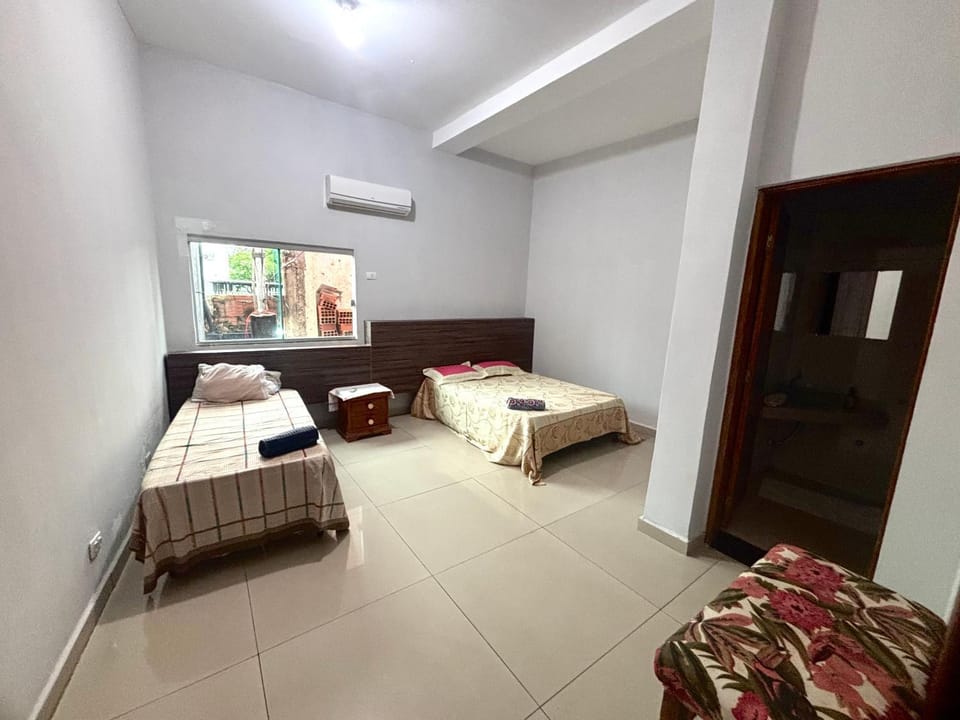 Bed, Bedroom, air conditioner