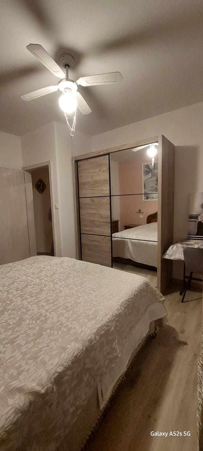 Bed, furniture, wardrobe
