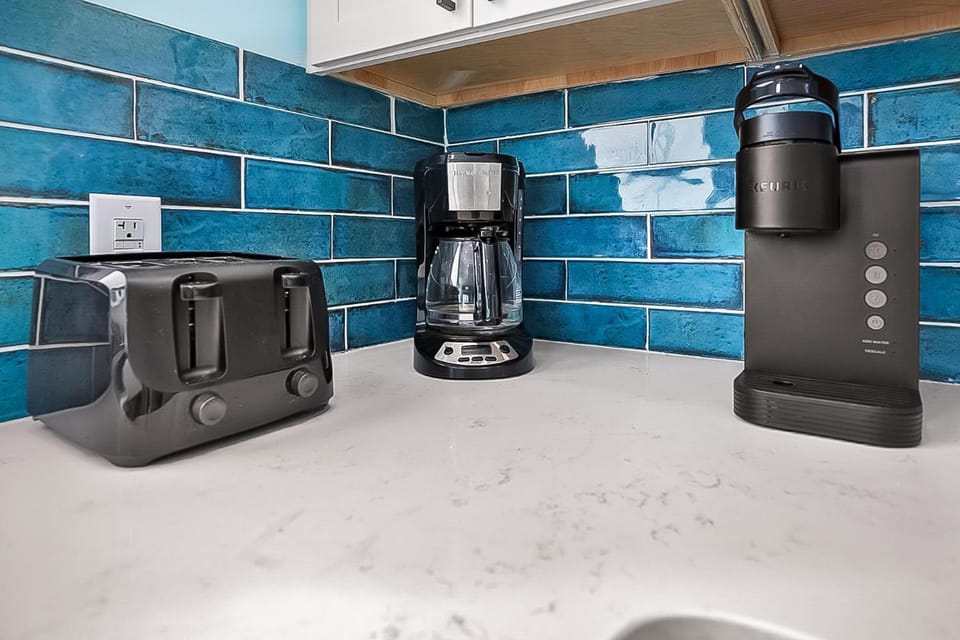Coffee/tea facilities, Kitchen or kitchenette, toaster