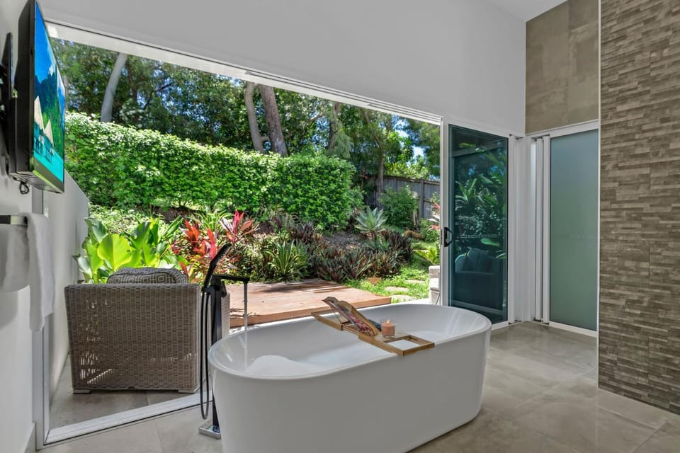 Garden, Bathroom, Open Air Bath, Bath