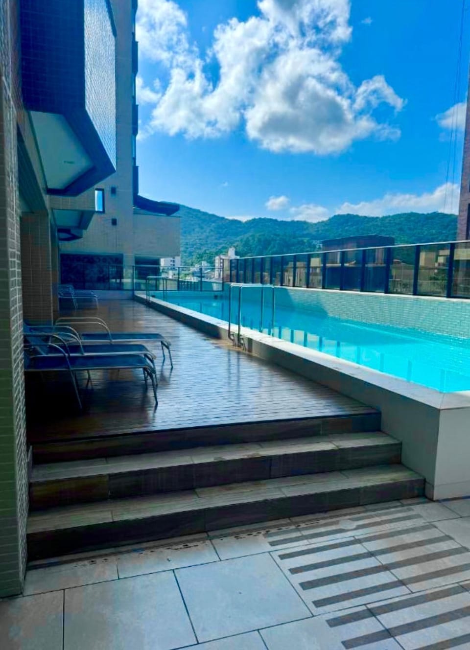 Patio, Day, Natural landscape, View (from property/room), Balcony/Terrace, Pool view, Swimming pool