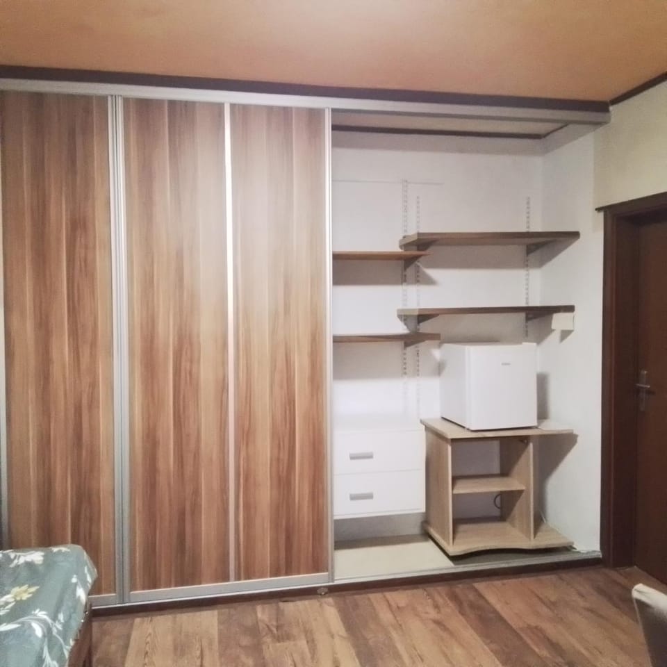 Kitchen or kitchenette, wardrobe