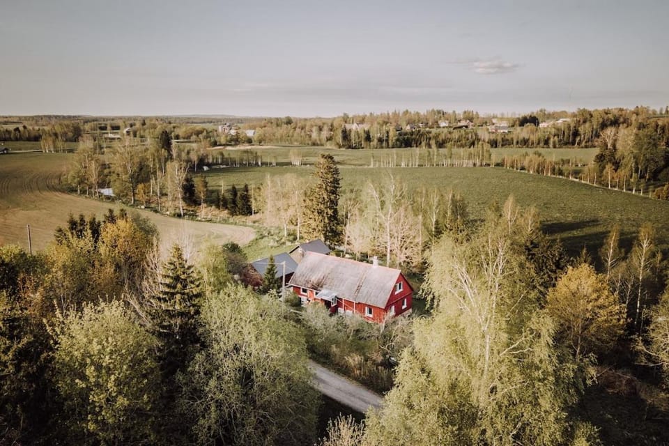 Property building, Natural landscape, Bird's eye view