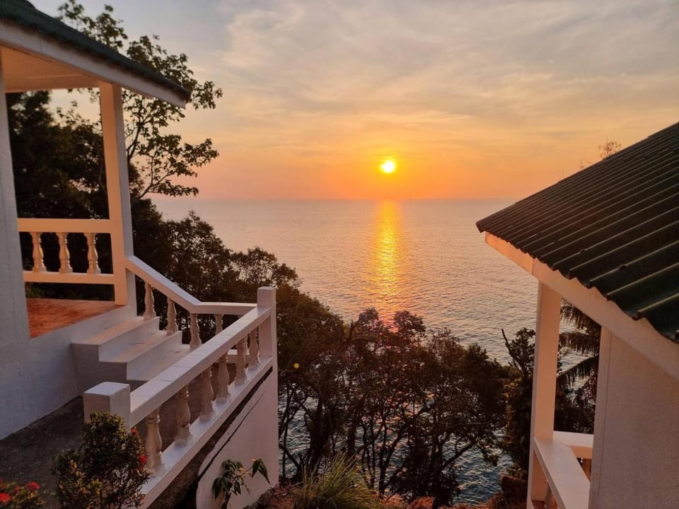 Natural landscape, Sea view, Sunset