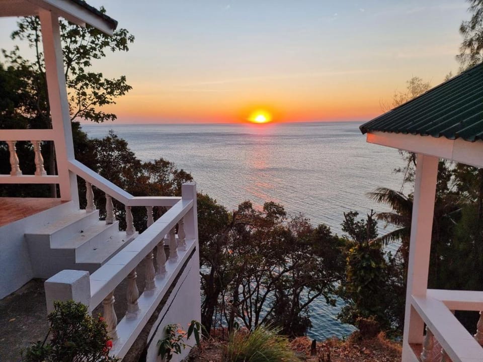 Natural landscape, Sea view, Sunset