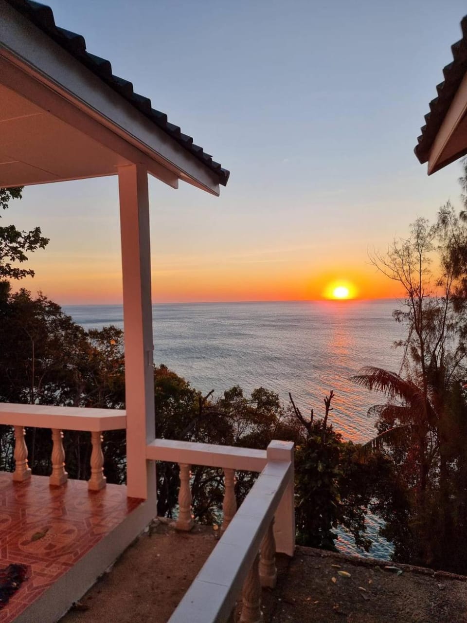 View (from property/room), Balcony/Terrace, Sunset