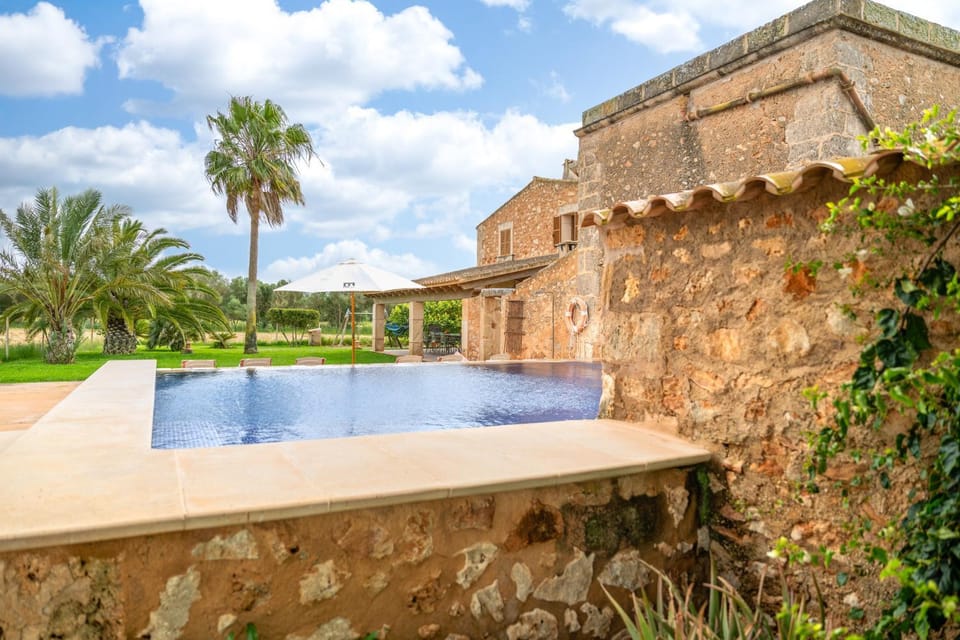 Property building, Living room, Swimming pool