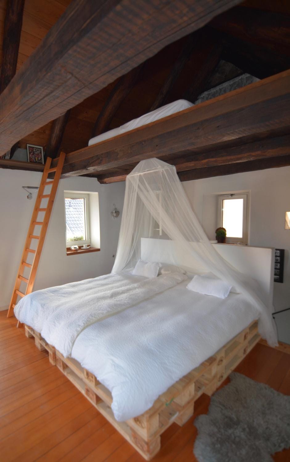Bed, Library, Photo of the whole room, Bedroom
