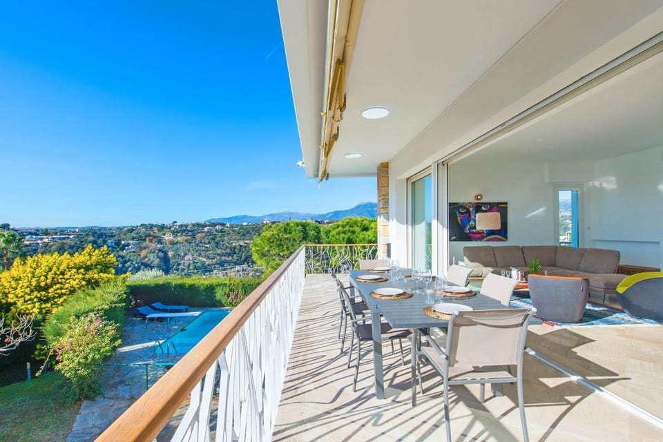 Villa Grenouillere - Vue Mer - Fitness - Sauna House in Cagnes-sur-Mer