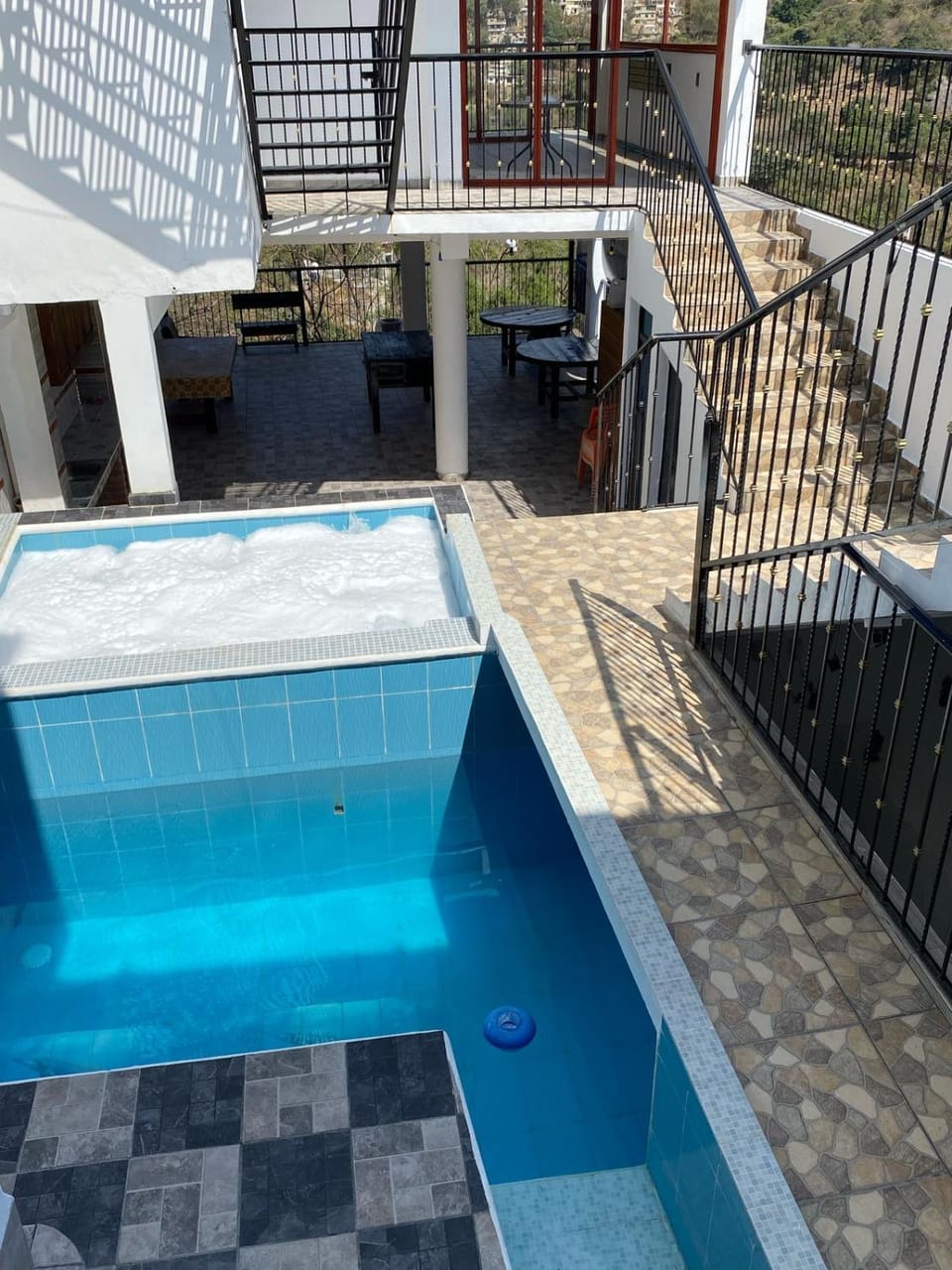 Patio, Day, Balcony/Terrace, Pool view