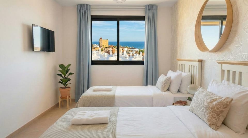 Bedroom, Sea view