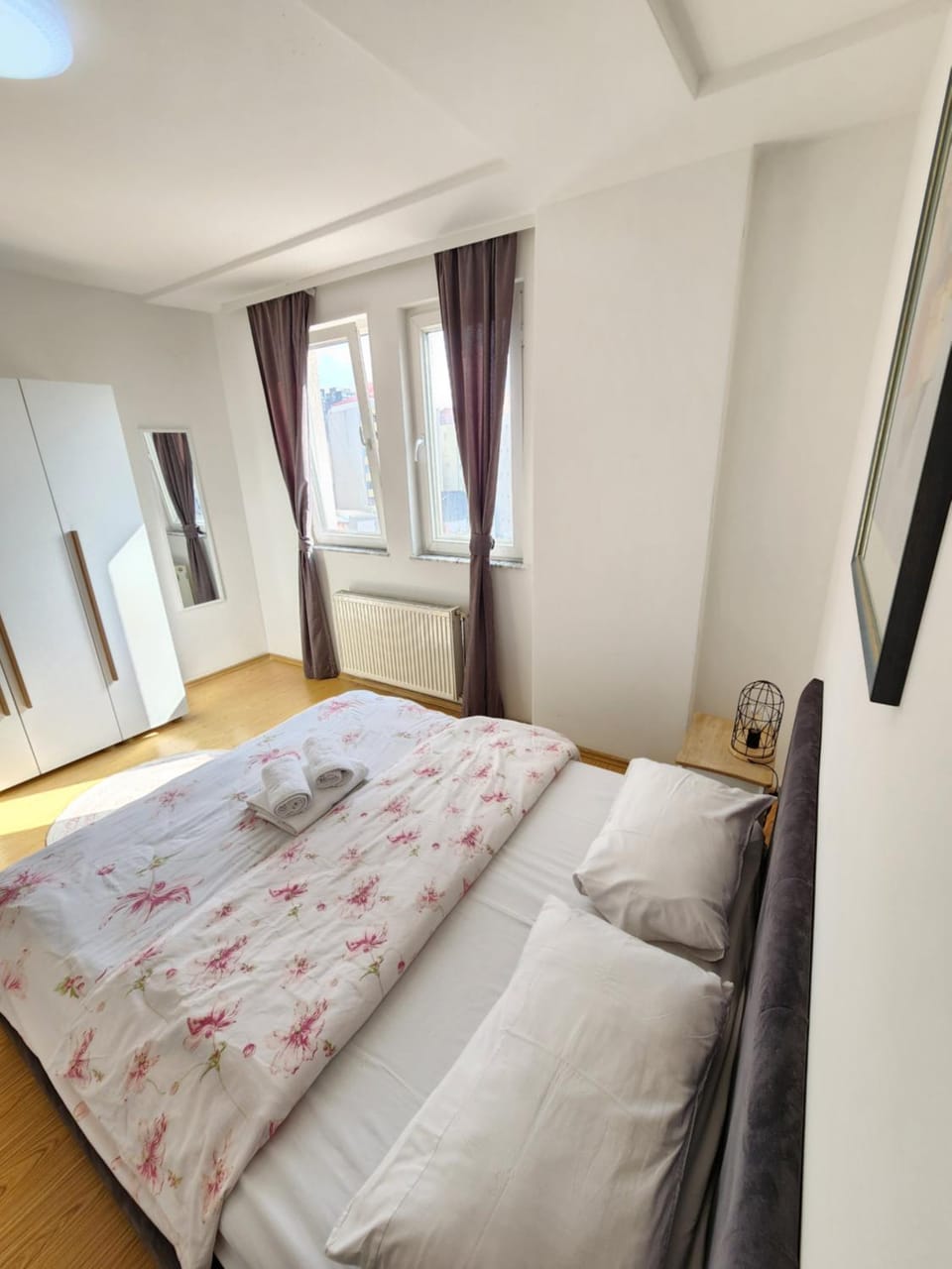 Bed, Photo of the whole room, Bedroom, wardrobe