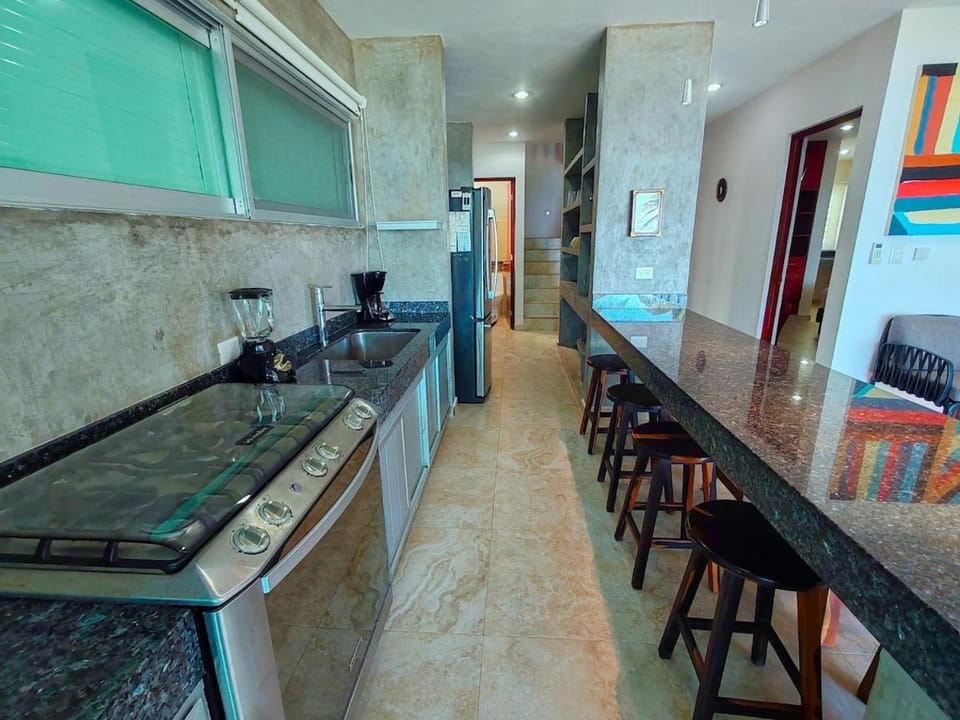 Casa Paloma Oceanfront House at Puerto Morelos House in Puerto Morelos