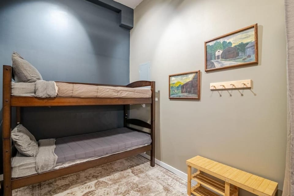 Bed, Photo of the whole room, Bedroom, bunk bed