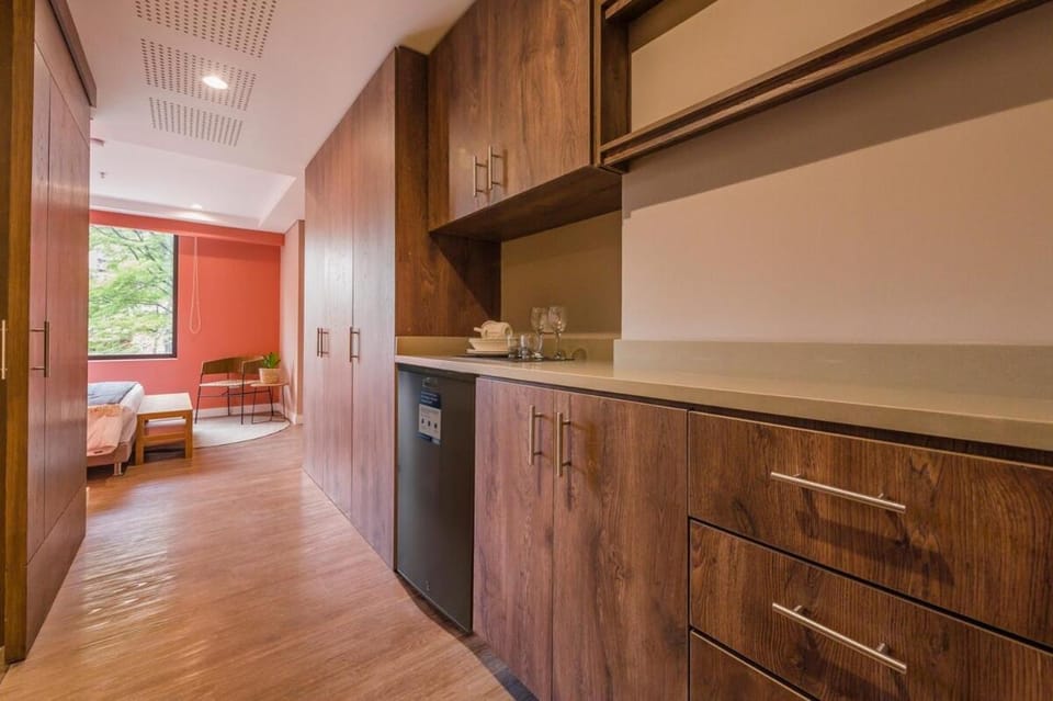 Bed, Kitchen or kitchenette, Photo of the whole room, Bedroom, wardrobe