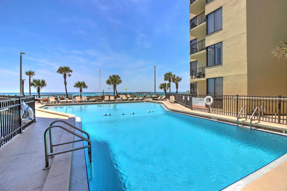 Gulf-View Balcony: Beachfront Condo in PCB! House in Panama City Beach