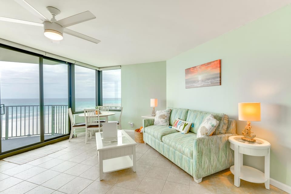 Gulf-View Balcony: Beachfront Condo in PCB! House in Panama City Beach
