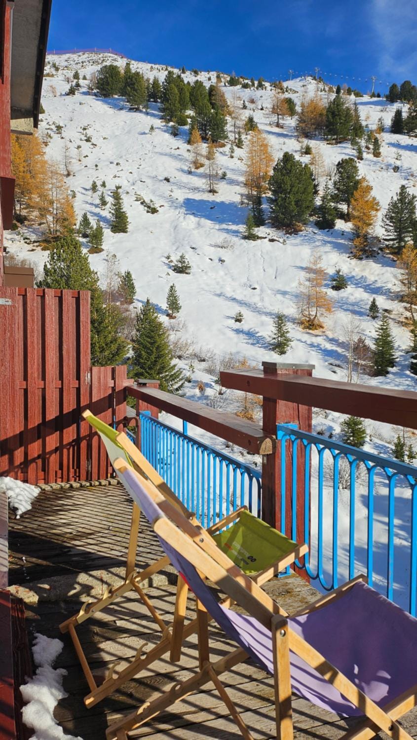 Plein Sud, skis aux pieds, linge & ménage inclus---South-facing, SKI-IN-OUT, all included---Arc 2000, Le Varet Apartment in Bourg-Saint-Maurice