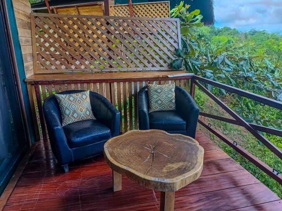 Day, Garden, View (from property/room), Balcony/Terrace, Living room, Seating area, Garden view