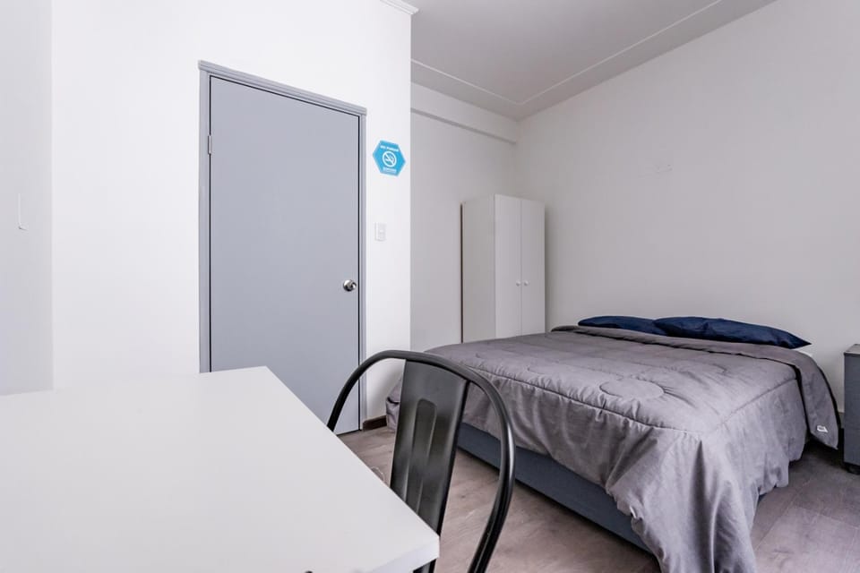 Bed, Photo of the whole room, Bedroom, wardrobe