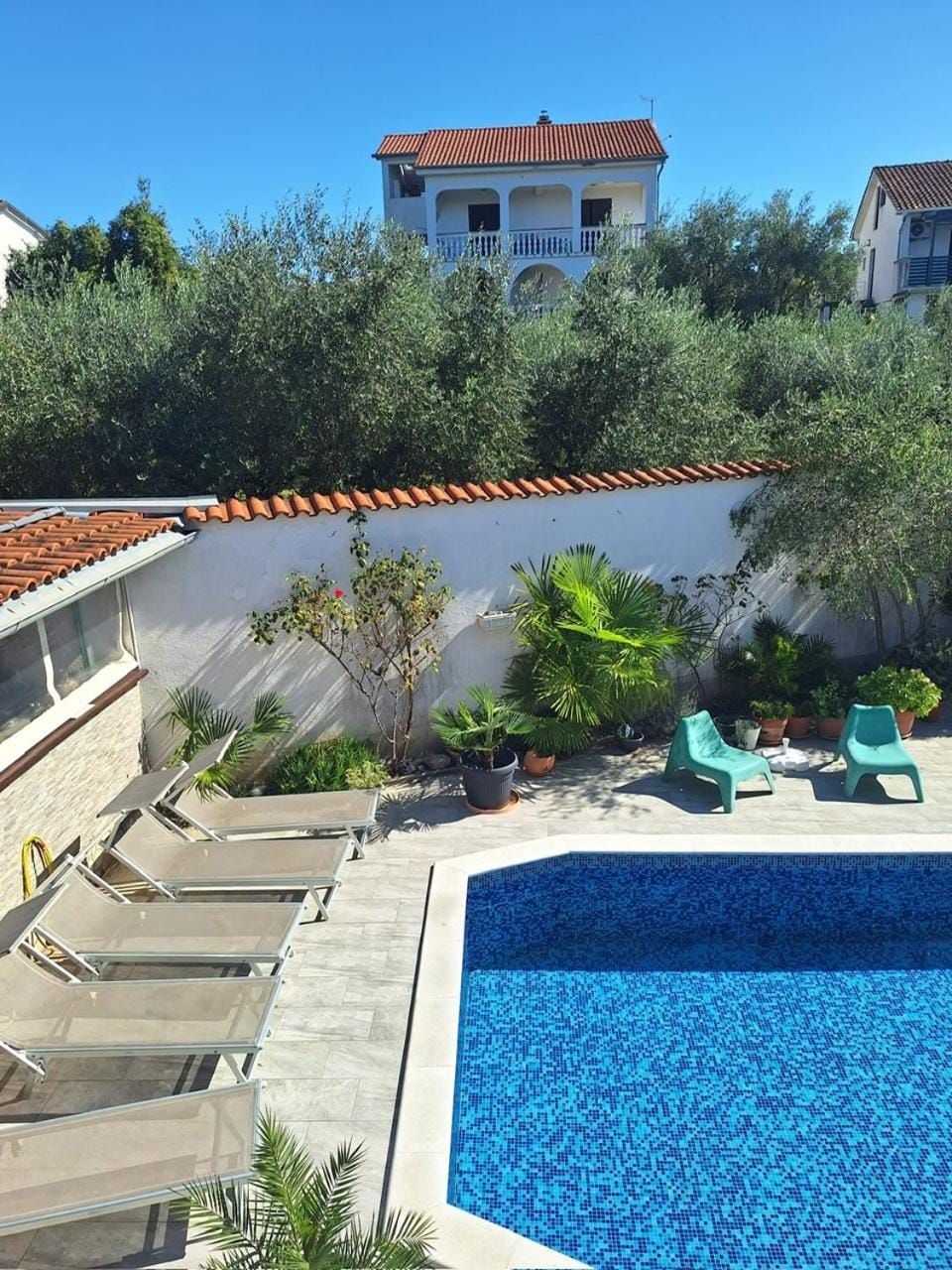 Garden, Pool view, Swimming pool, sunbed