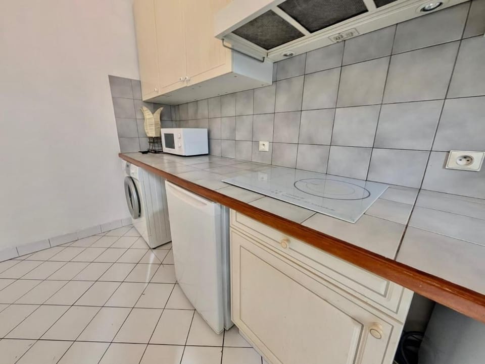 Large 2-bedroom apartment large living room with parking near train station and downtown Apartment in Grenoble