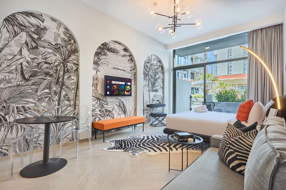 Stylish Studio Retreat Modern Stay in JVC Apartment in Dubai